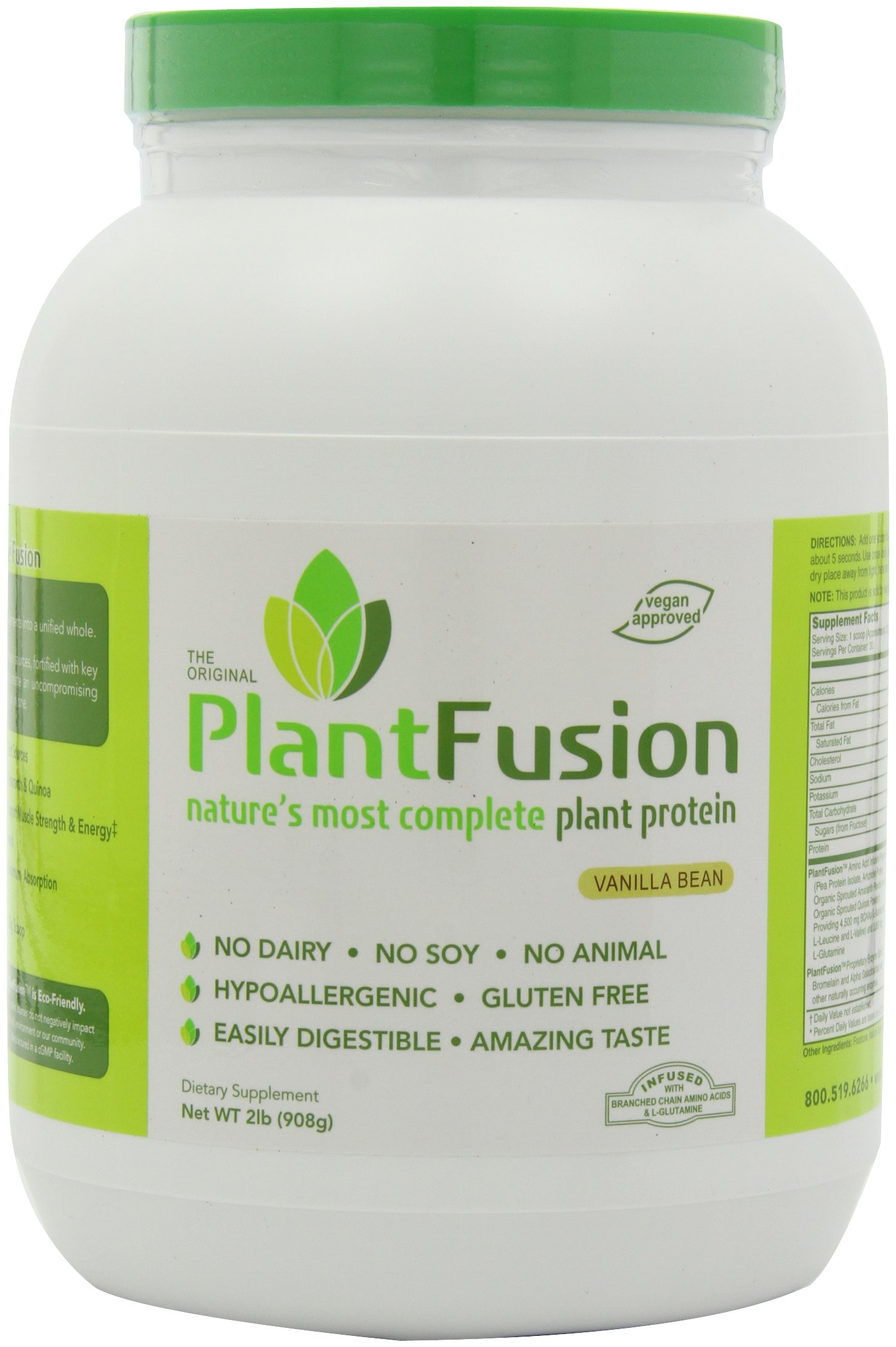Plant Fusion Protein Vanilla Bean 2Lb 2 Pound 27 81EBnaiTVyL