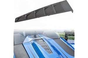 LDETXY Center Hood Vent for Slingshot All Model, Carbon Fiber Color Turbo Hood Panel trim Center Vent Hood for 2015-2023 Polaris Slingshot Exterior Accessories, Replace OEM #5452300