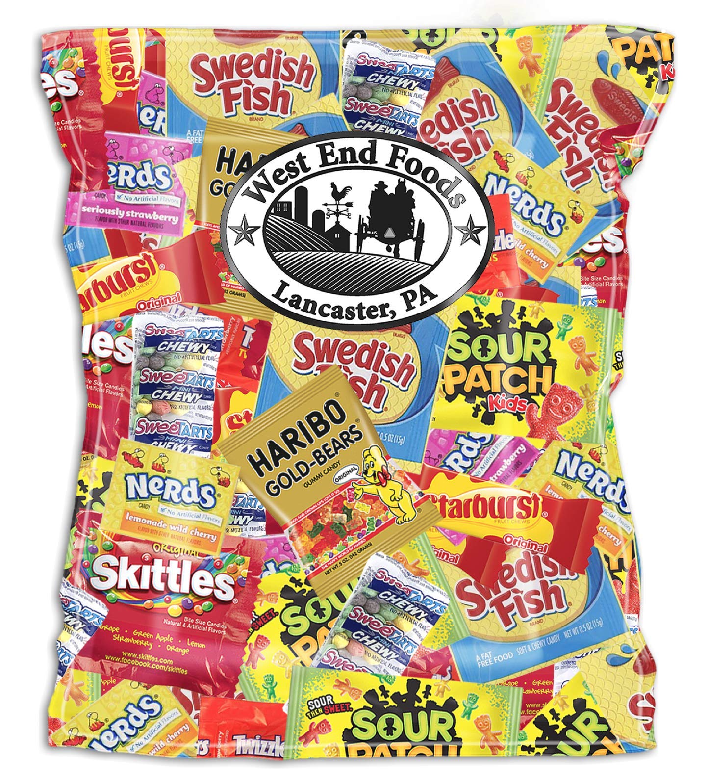 Bundle With Candy Treats 3 Pounds Individually Wrapped Candy Swedish Fish Twizzlers Nerds Sour Patch Kids Sweet Tarts And Many More Assorted Candy Bulk Halloween Candy Bags Buy