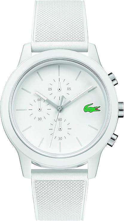 lacoste watch white