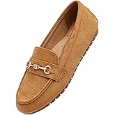 COOL COSER C Women's Wide Loafers Casual Slip on Flat Shoes Women's Comfort Penny Loafers with Arch Support Women Dressy Moccasins