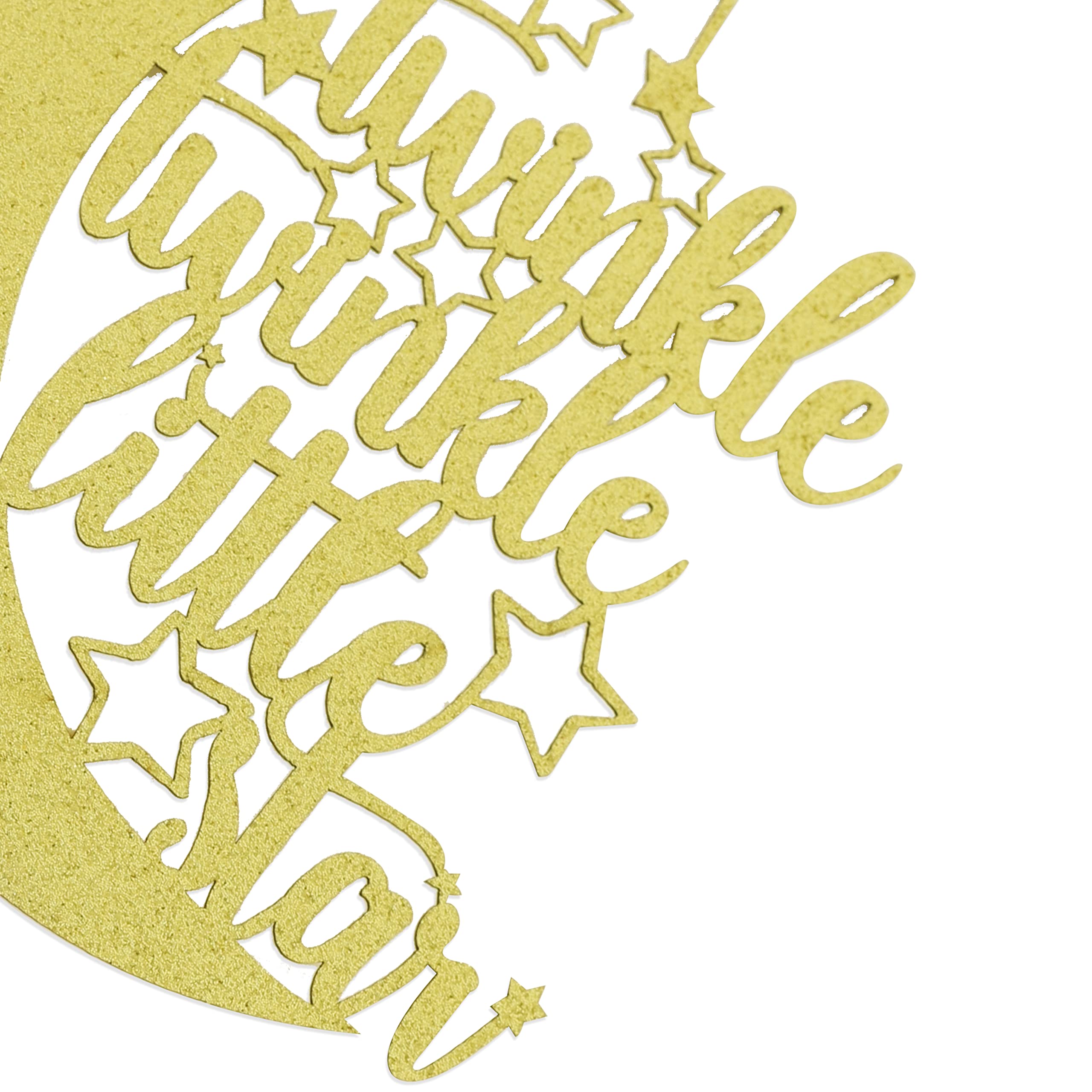Mua Twinkle Twinkle Little Star Cake Topper - Gold Glitter Moon and ...