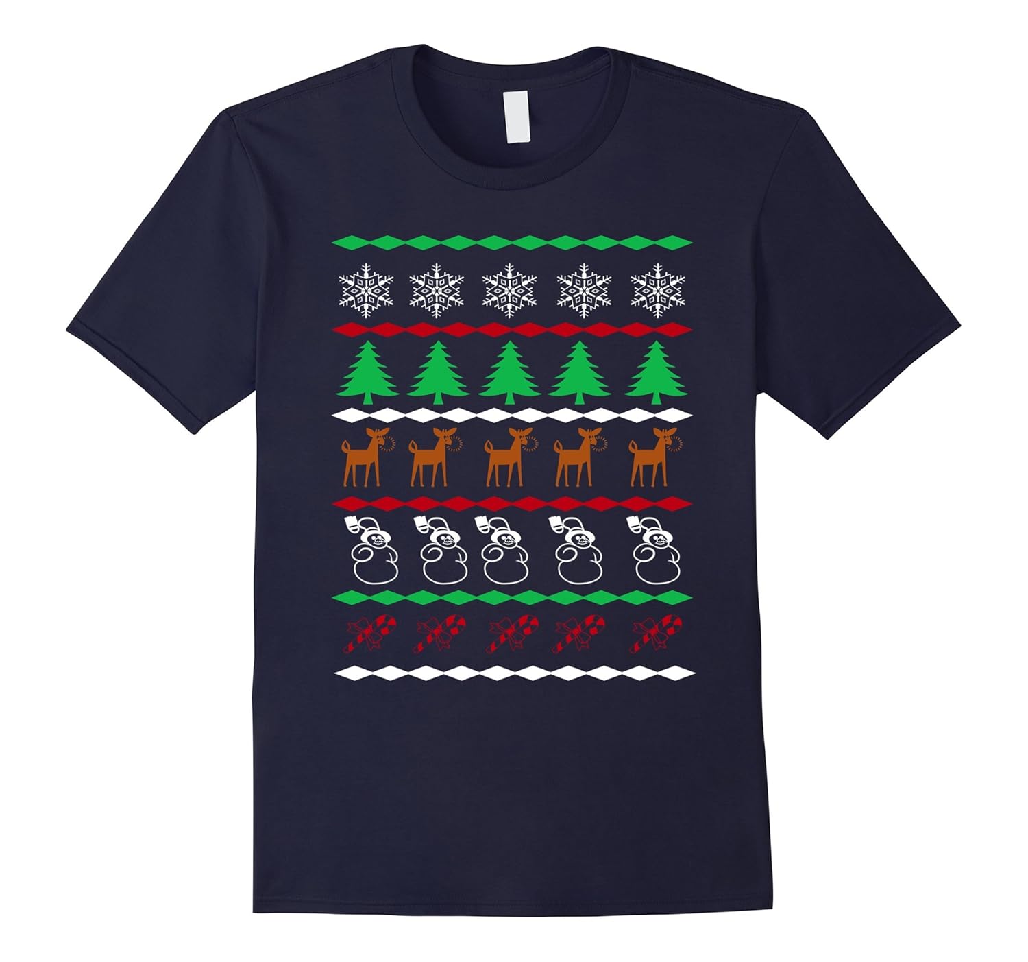 Plus size Ugly Christmas Shirt Sweater Tacky Holiday Tee-ANZ