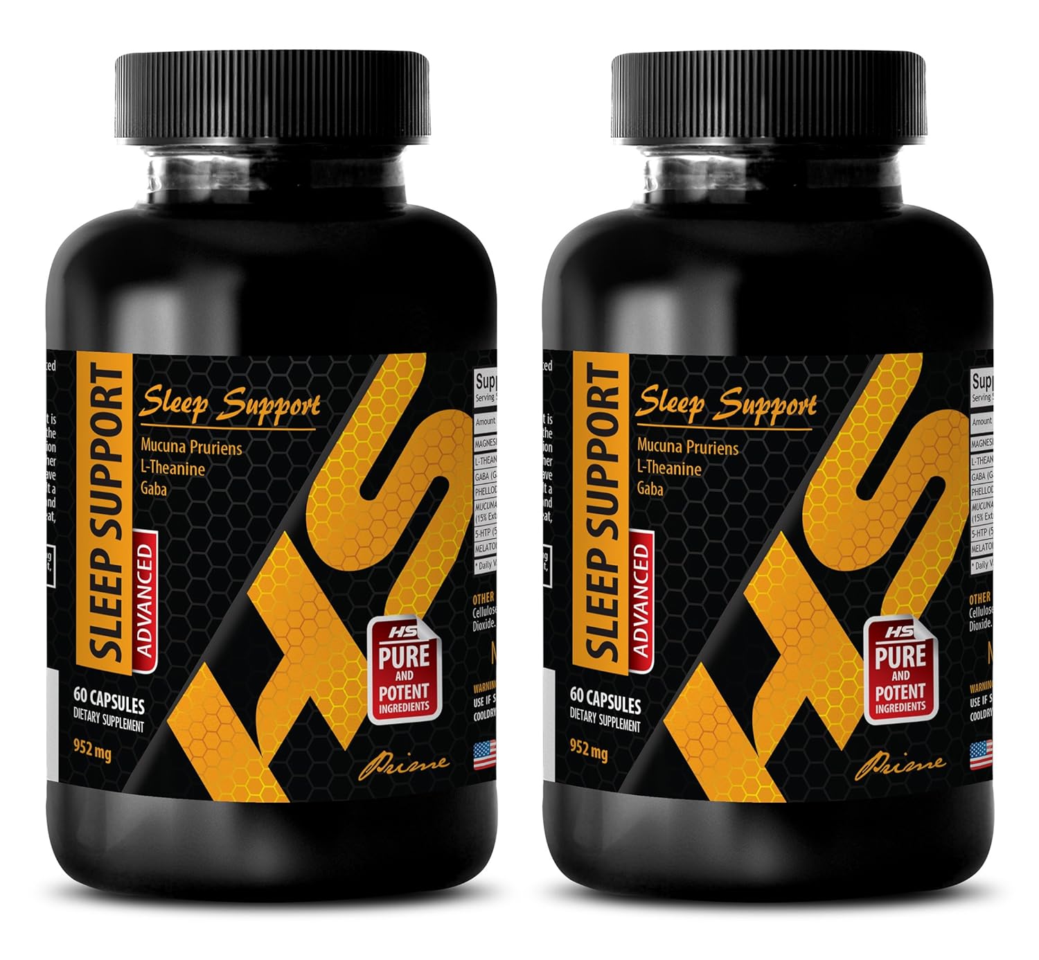Amazon.com: testosterone booster supplement - SLEEP SUPPORT - ADVANCED BLEND 952Mg - melatonin capsules - 2 Bottles (120 Capsules): Health & Personal Care