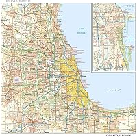 Amazon Com Chicago Illinois Wall Map Large 30 X 29 Laminated 81EC S9QS5L. AC UL200 SR200,200 