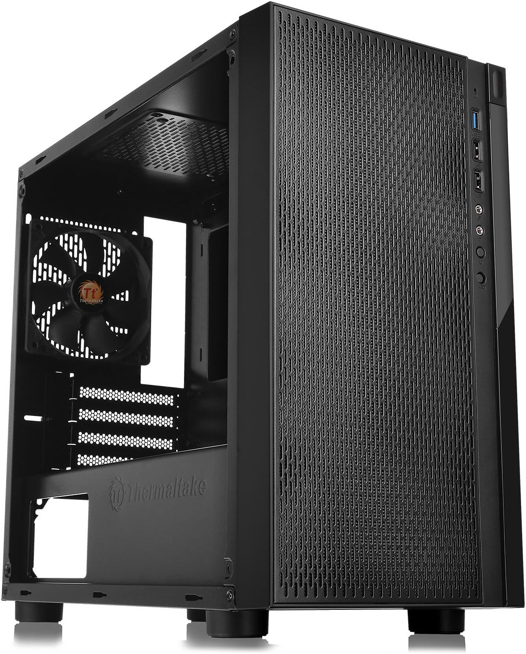 Thermaltake Versa H18 Window Micro ATX Tower Case - Black - Image 4