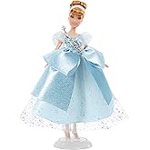 Mattel Disney Toys, Collector Cinderella Doll in Iconic Gown to Celebrate 100 Years of Wonder, Inspired by Disney Movie