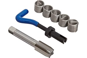 E-Z Lok EK51415 Metric Helical Threaded Insert Kit, 304 Stainless Steel, M20-2.0 Thread Size, 30 mm Installed Length (Pack of 5)