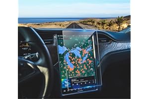 Coleya 2013-2020 Model S Screen Protector, for 2016-2020 Tesla Model X 17Inch GPS Navigation Touchscreen 9H Hardness Tempered