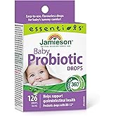Jamieson Baby Probiotic Drops 1 Billion CFU, Improves Colic Symptoms, Sleep in Infants with Colic, and Digestive Health. With