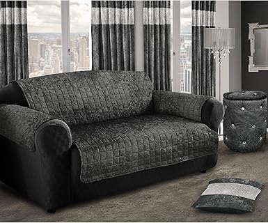 Amazon Com Intimates Crushed Velvet Chair Couch Protector Clothing