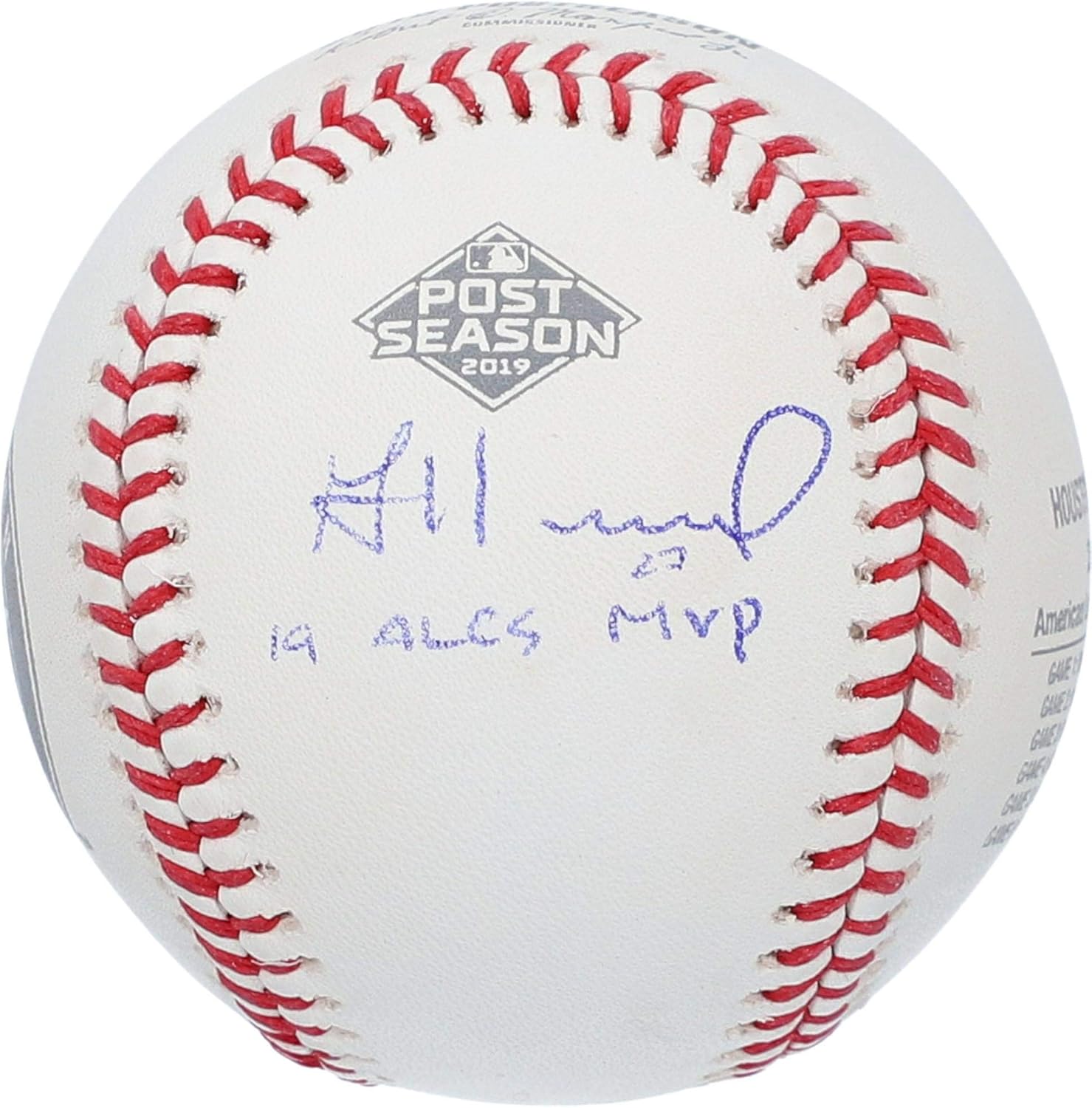 altuve autographed baseball