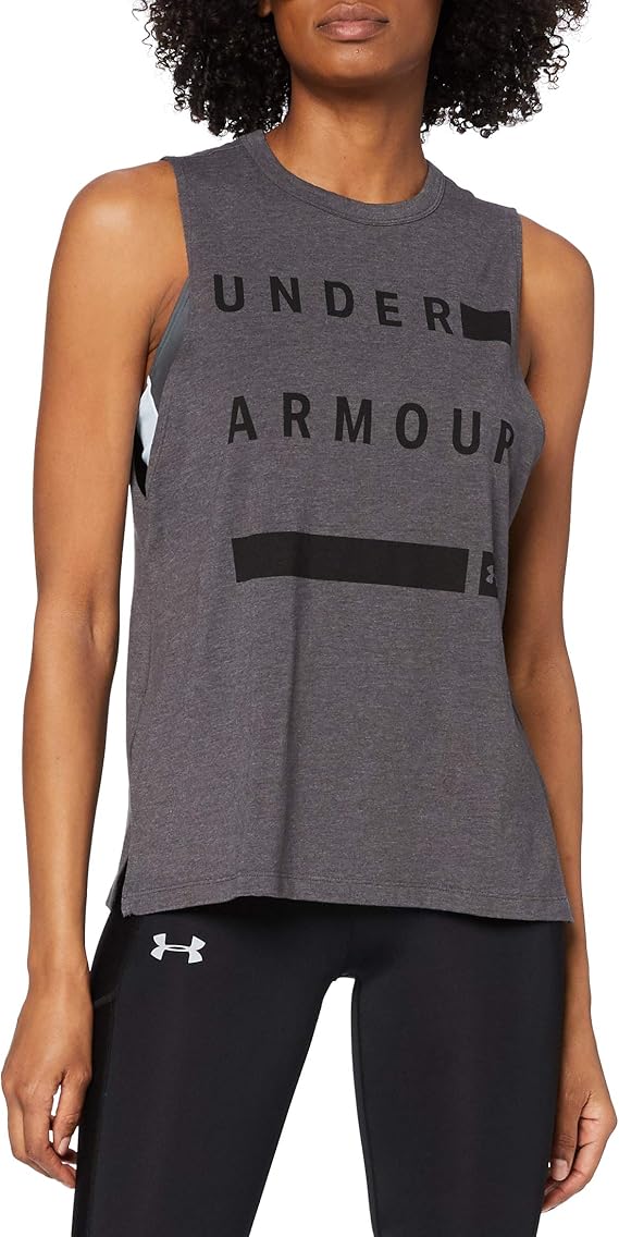 under armour wordmark tank top