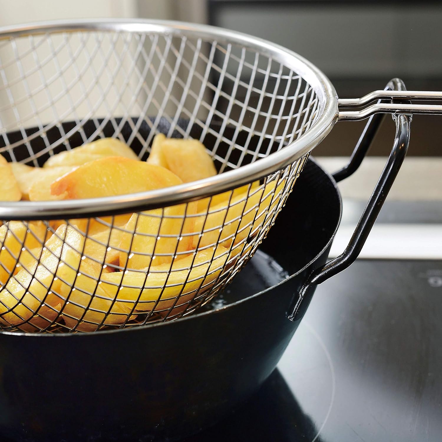 la baseラバーゼNEW 鉄 揚げ鍋22cmセット