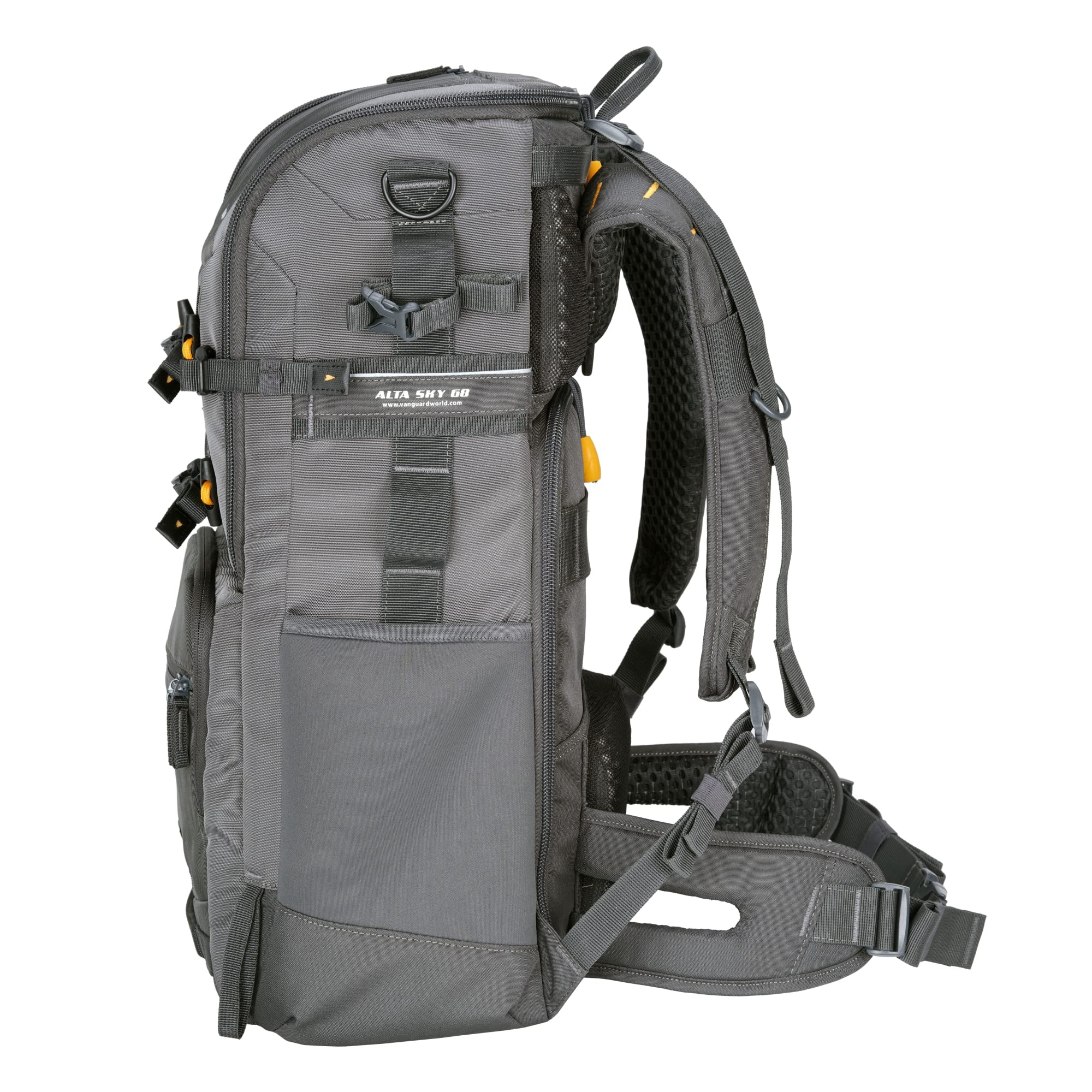 VANGUARD Alta Sky 68 Camera Backpack for pro DSLR/Mirrorless Camera with Grip Attached and 600mm/800mm lens
