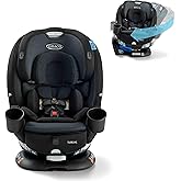 Graco Turn2Me 3-in-1 Rotating Convertible Car Seat, Cambridge, Rear-Facing Rotation, Forward-Facing Mode, Highback Booster Up