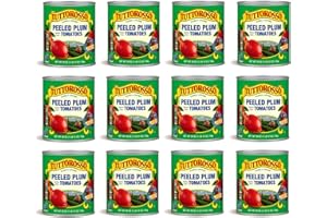 Tuttorosso Peeled Plum Tomatoes, 28oz Can (Pack of 12)