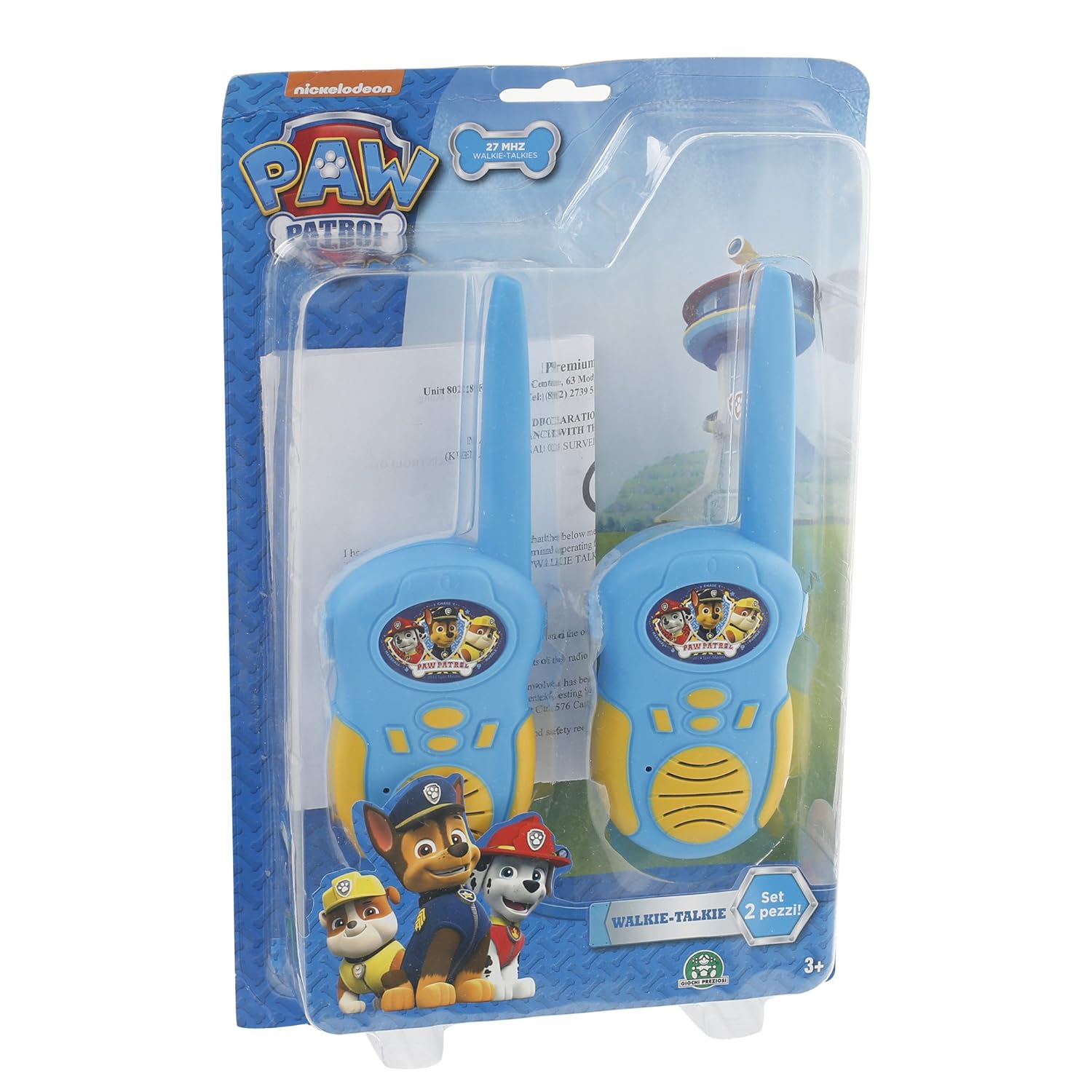 Giochi Preziosi Paw Patrol Walkie Talkie Personalizzati