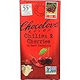 Chocolove Dark Chilies & Cherry Bar 3.2 Oz