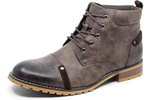 Metrocharm MC152 Men's Lace Up Cap Toe Casual Oxford Boot