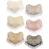 Zhanmai Veils for Church Catholic Mass Veils for Women Catholic Lace Triangle Mantilla chapel Floral Tulle Scarf