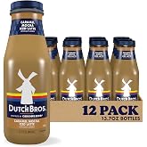 Dutch Bros Caramel Mocha Iced Latte, 13.7 Fl Oz Bottles (Pack of 12) | Ready-to-drink bottled iced coffee , Arabica coffee with caramel and chocolate, Enjoy as-is or cold chilled