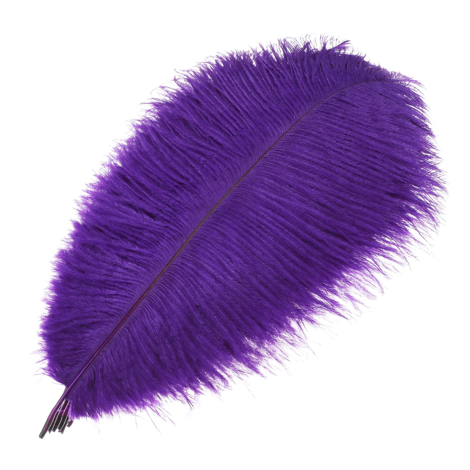 MWOOT 10pcs Natural Ostrich Feathers, 10-12inch(25-30cm) Crafts DIY Plume Feahter for Centerpieces Home Wedding Party Table Decoration (Purple)