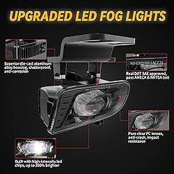 RAMJET4X4 Upgraded LED Fog Lights Fog Lamps DOT