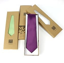 Spring Notion Men's Solid Color Satin Microfiber