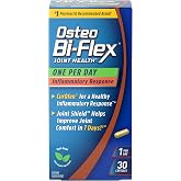 Osteo Bi-Flex One Per Day Inflammatory Response CurQfen Supplement | Plant-Based, Improve Joint Function, Strength, Flexibility, Mobility 30 Capsules