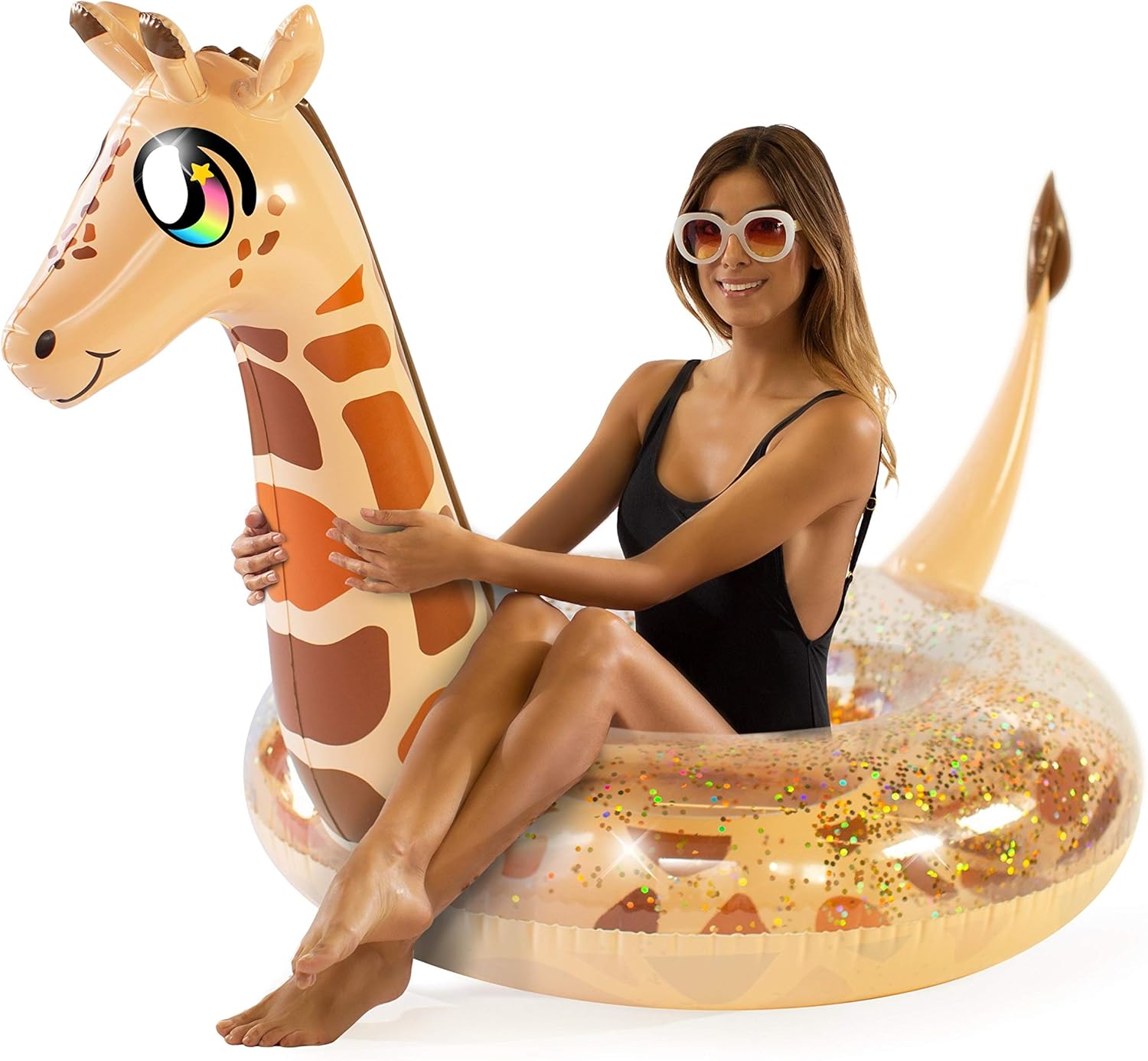inflatable giraffe pool toy