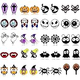 Halloween Earrings for Women Skeleton Spider Pumpkin Ghost Bat Dangle Earrings Set Gothic Halloween Jewelry Accessories Costumes Woman 2025 Party Favors