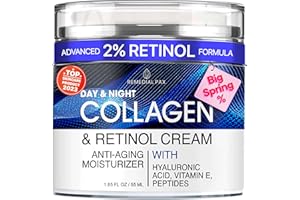 REMEDIAL PAX Collagen Cream for Face with Retinol and Hyaluronic Acid, Day and Night Anti Aging Skincare Facial Moisturizer, Hydrating Face Lotion, Moisturizing Cream to Reduce Wrinkles for Women Men