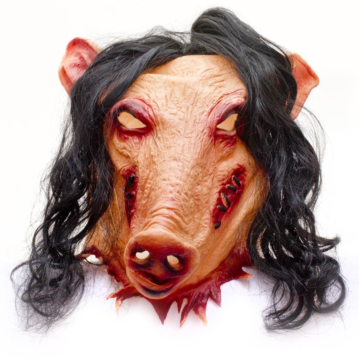 Horror Pig Mask Pig Latex Mask Pig Creepy Horror Mask Pig Halloween
