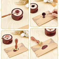 CRASPIRE Moon and Star Wax Seal Stamp Vintage