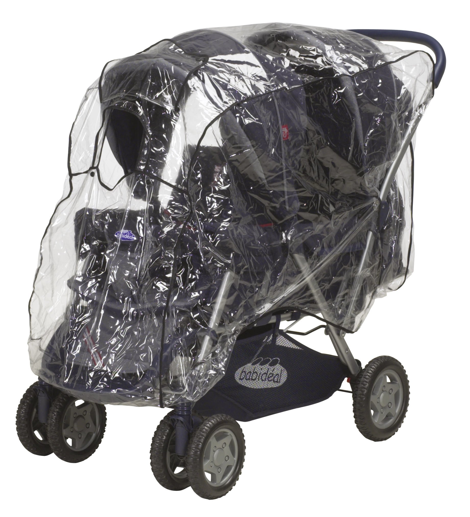 Playshoes Baby Travel Universal Rain Cover for Twin Stroller