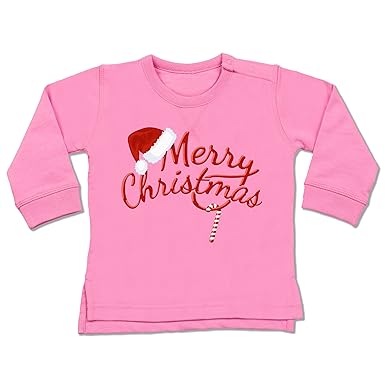 Shirtracer Weihnachten Baby - Merry Christmas Zuckerstange - Baby Pullover