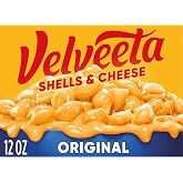 Velveeta Shells and Cheese Mac and Cheese Dinner, Original, 12 oz | for Easy Dinner or Dinner Sides Made with Real Cheese Made With Real Cheese