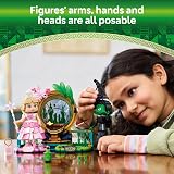 LEGO Wicked Elphaba & Glinda Figures 75682 with Broom Crown Purse Window Scene view 5