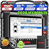 Autel Scanner MaxiCheck MX808S-TS, 2026 Work as MK900TS TS900 MK808S-TS MK808Z-TS Up of MK808S MX808S, Top Top TPMS Programmi