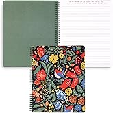 Steel Mill & Co Large Spiral Notebook College Ruled for Journaling/School/Work, 11" x 9.5" with Durable Hardcover and 160 Lined Pages, Wanderlust
