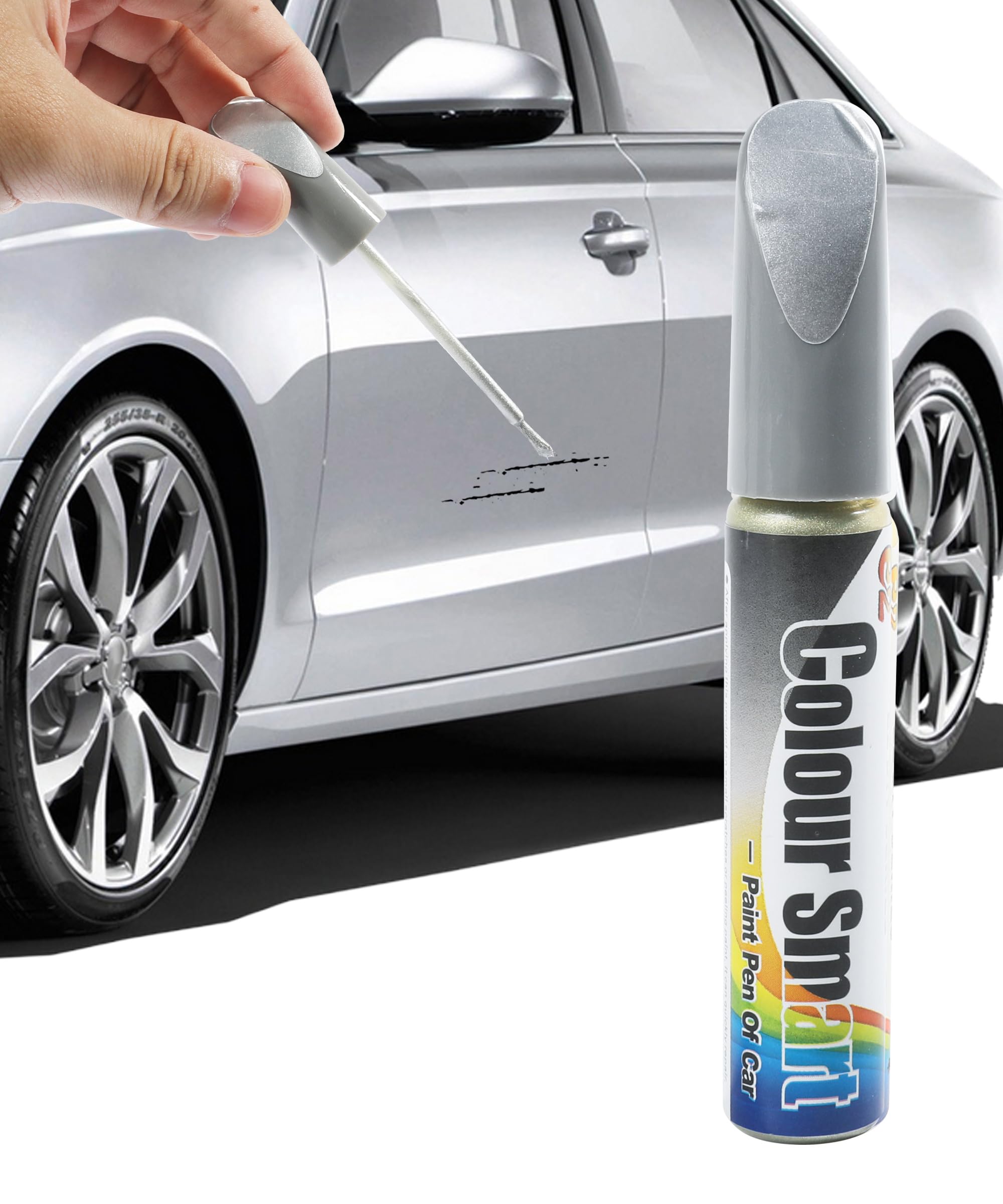 Photo 1 of AOCISKA Car Scratch Remover,Car Paint Scratch Repair,Car Scratch Remover Pen,Car Accessories Car Pro Mending Car Remover Scratch Repair Paint Pen,Touch Up Paint for Cars Paint Scratch Repair (Silver)