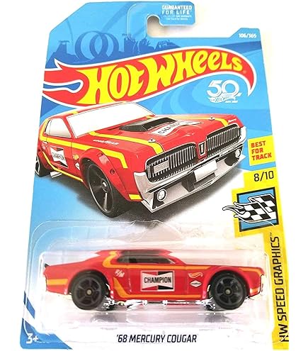 Amazon.com: Hot Wheels 2002 First Edtions #17/42 '68 Cougar Col