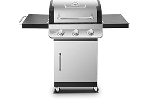 Dyna-Glo DGP397SNN-D Premier 3 Burner Natural Gas Grill, Stainless