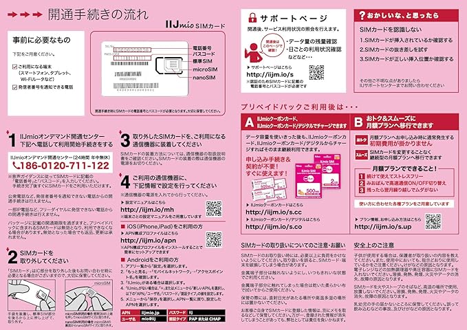 Amazon Co Jp Iijmioプリペイドパック マルチsim タイプd Im B248 家電 カメラ