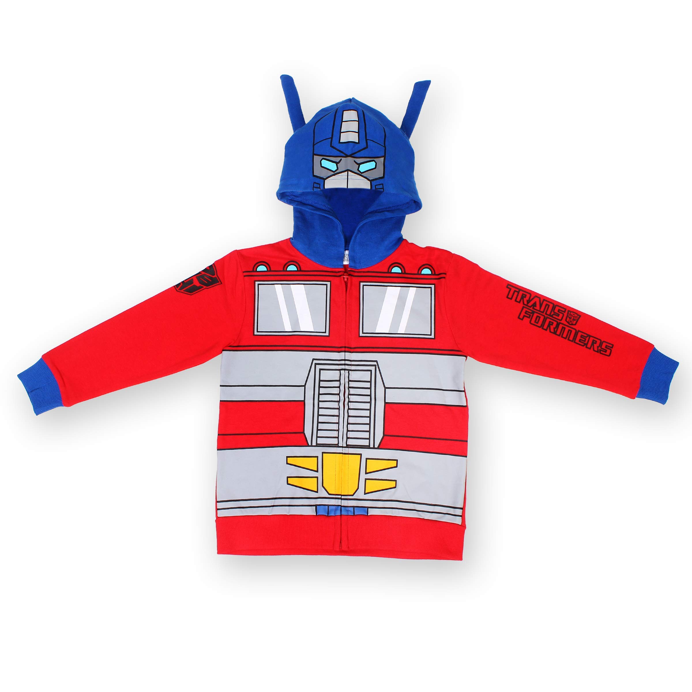Hasbro Transformers One Optimus Prime and Bumblebee Boys Zip Up Hoodie for Big Kids