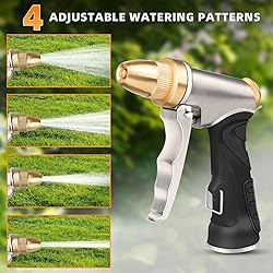 Garden Hose Nozzle,Heavy Duty Metal High Pressure
