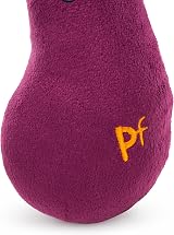 Petface Foodie Faces Aubergine Plush Dog Toy with Squeaker view 3