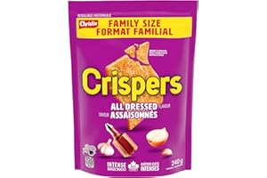 CRISPERS, All Dressed Flavour, School Snacks, Is It a Chip or a Cracker, 240 g