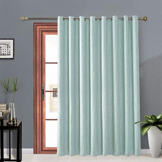 Amazon Com Melodieux Elegant Cotton Wide Blackout Curtains For